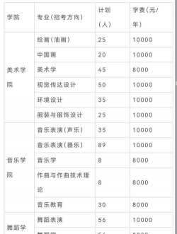 现在去报考艺术学院一般学费要多少