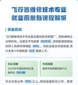 2026年河南哪些专科（高职）有飞行器维修技术专业